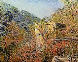 Claude Monet The Valley of Sasso Sunshine painting